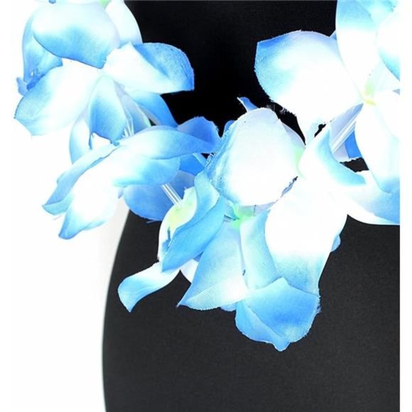 Hawaiian Hula Leis Dance Garland Artificial Flowers Neck Loop Luau Party Costume - Picture 7 of 7